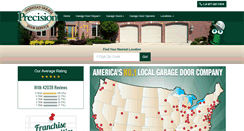 Desktop Screenshot of precisiondoor.net