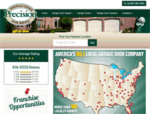 Tablet Screenshot of precisiondoor.net